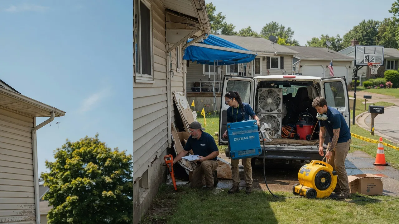 Ceiling Leak Cleanup in Menominee, MI near me